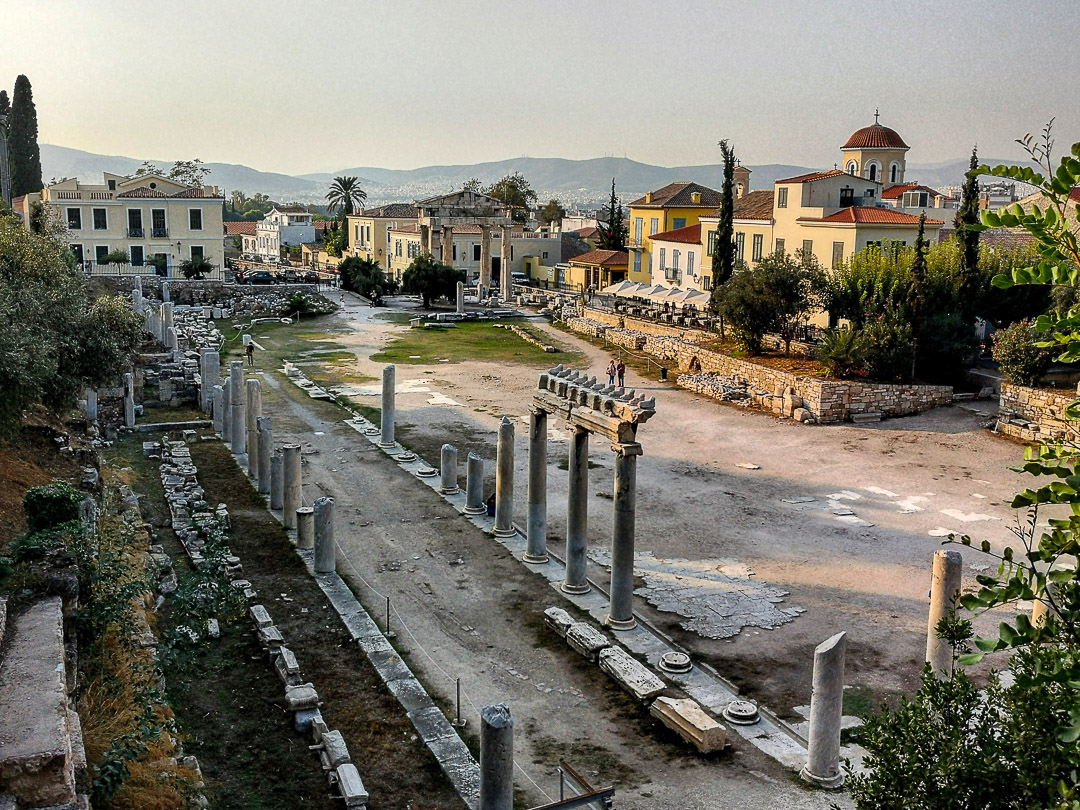Agora romaine à Athènes en Grèce