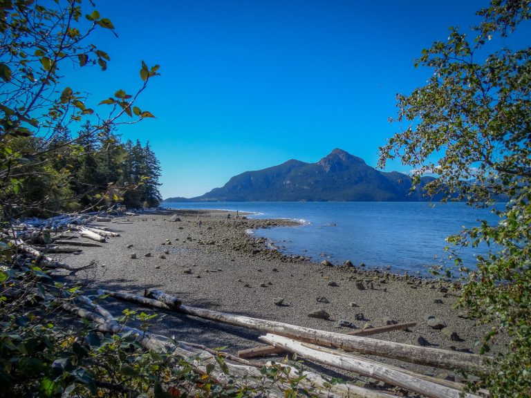 Newport Beach près de Squamish en Colombie Britannique au Canada