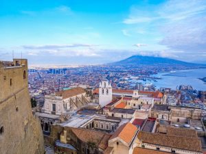 Vue sur Naples, Italie