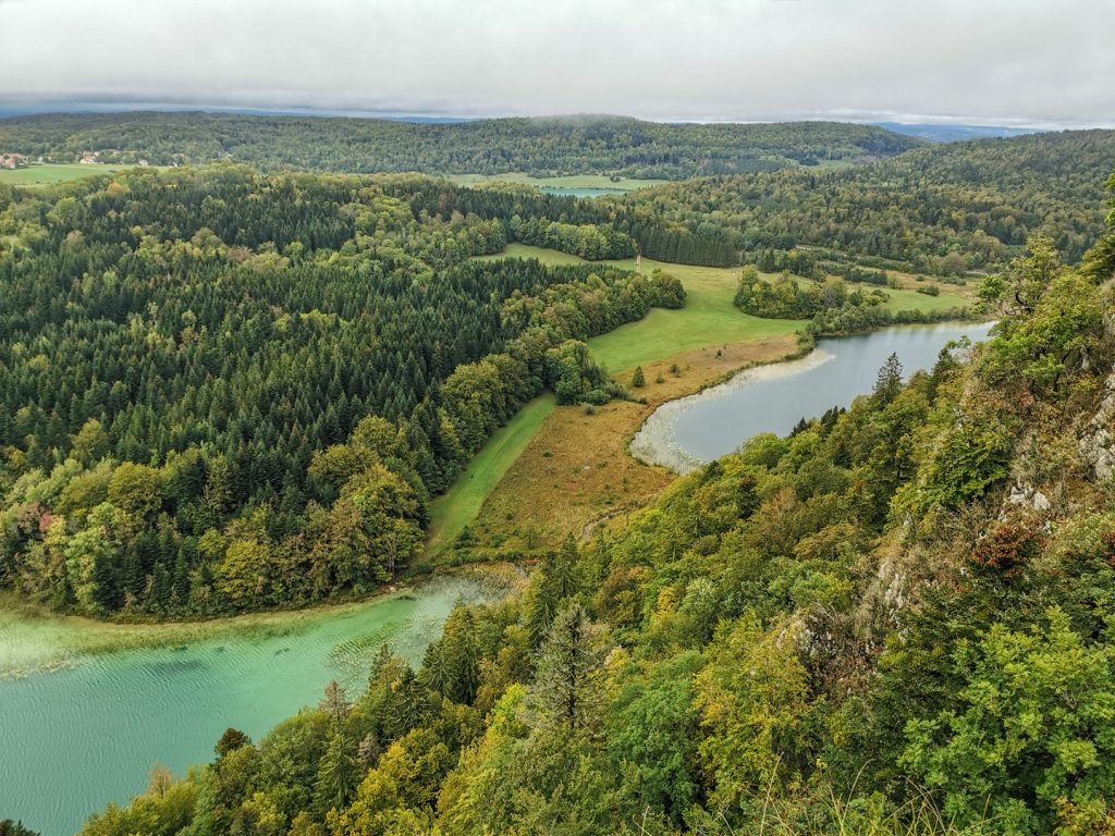 Belvédère des 4 lacs dans le Jura, France