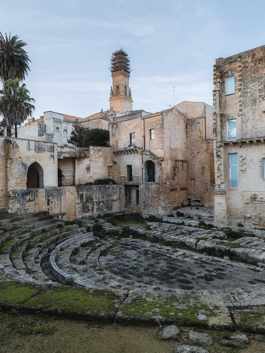La charmante ville de Lecce, considérée comme la Florence du sud dans les Pouilles en Italie