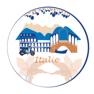 Illustration voyage Italie