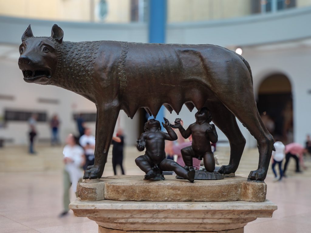 Visite des musées capitolins à Rome en Italie