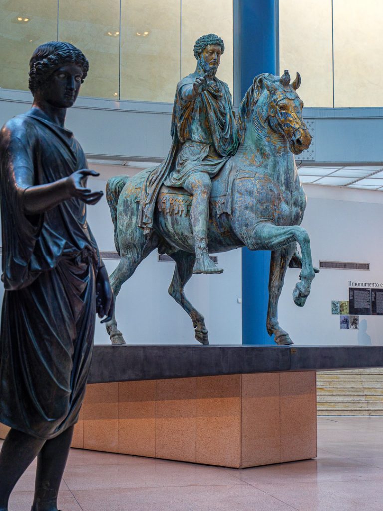 Visite des musées capitolins à Rome en Italie