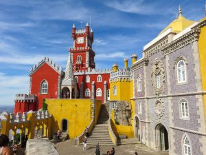 Visite du palais de Pena à Sintra au Lisbonne au Portugal