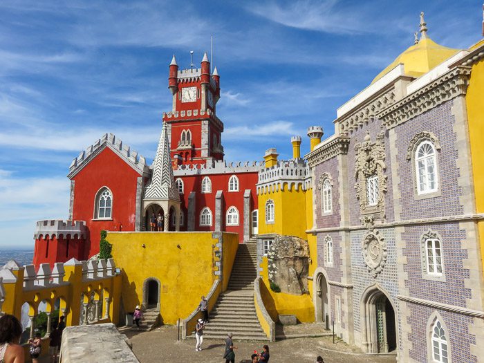 Visite du palais de Pena à Sintra au Lisbonne au Portugal