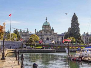 Parlement de l'île de Vancouver à Victoria en Colombie Britannique au Canada