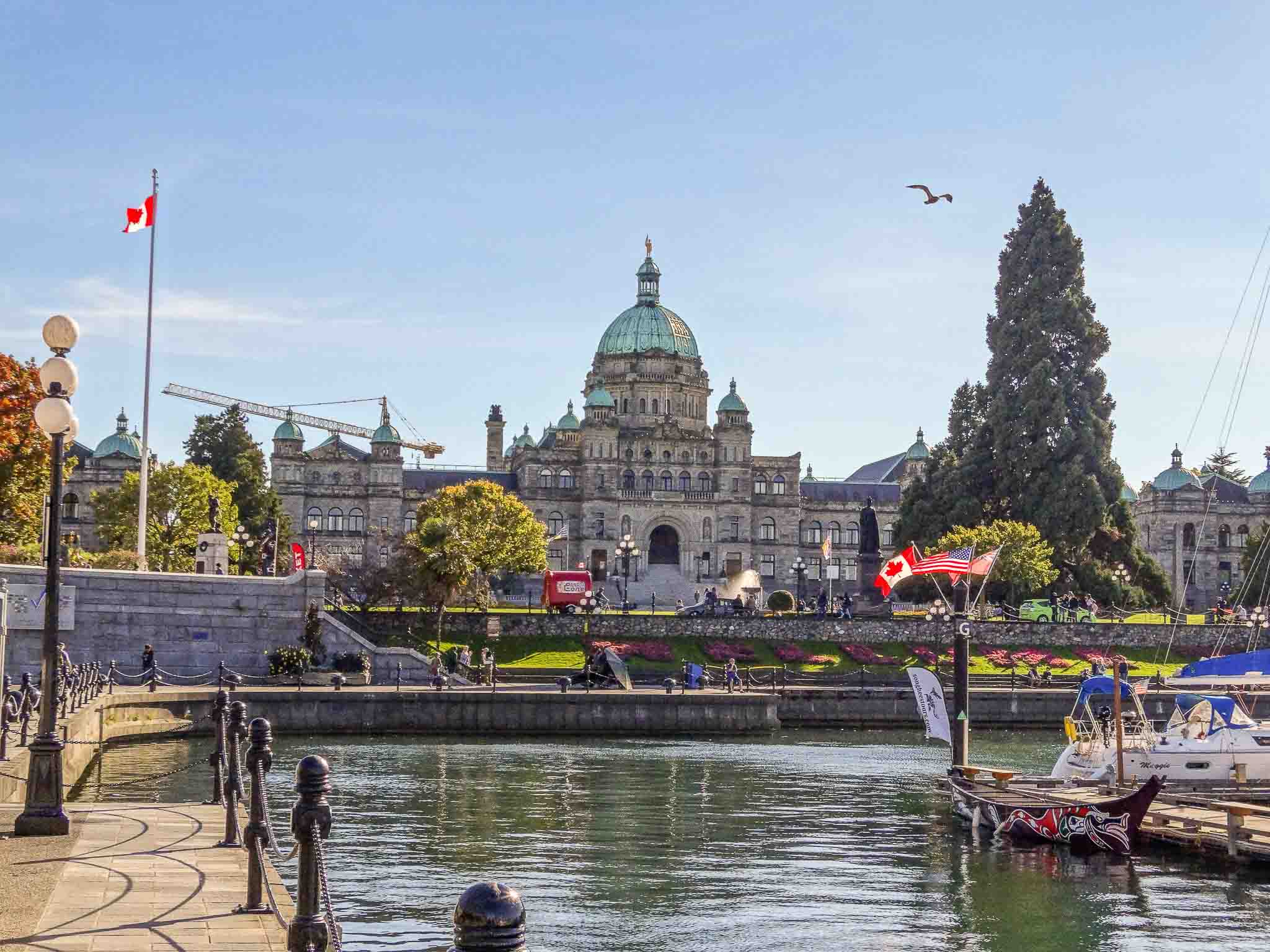 Parlement de l'île de Vancouver à Victoria en Colombie Britannique au Canada