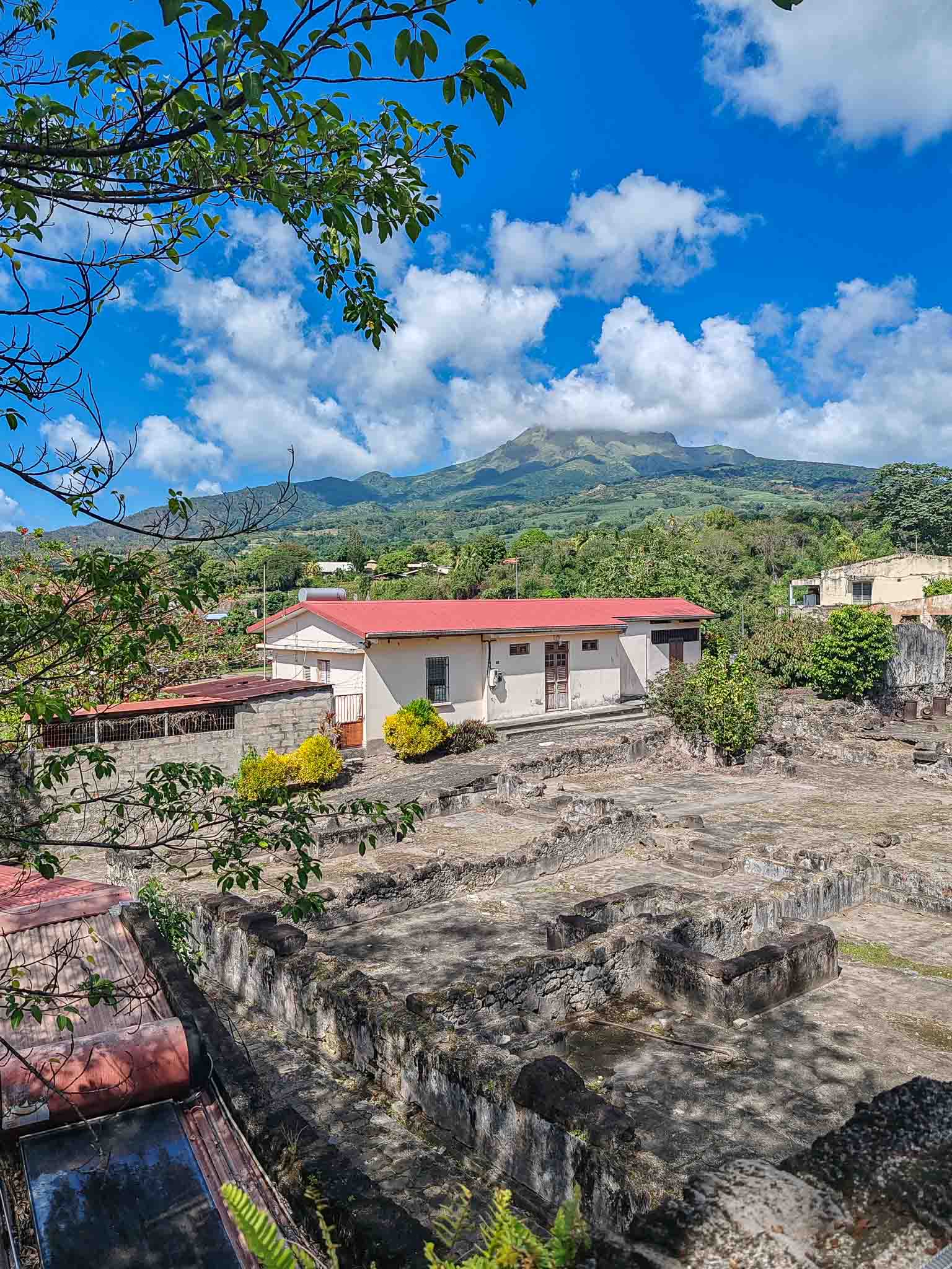 Visite de Saint-Pierre en Martinique