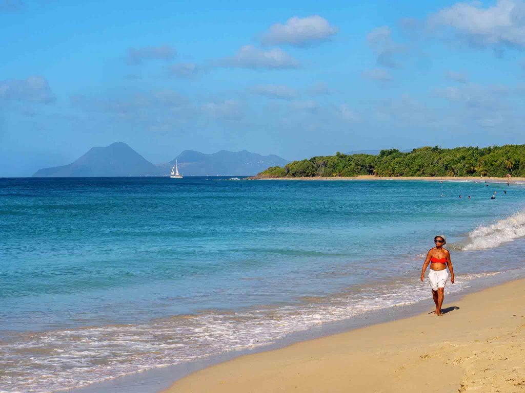 Plage des Salines en Martinique